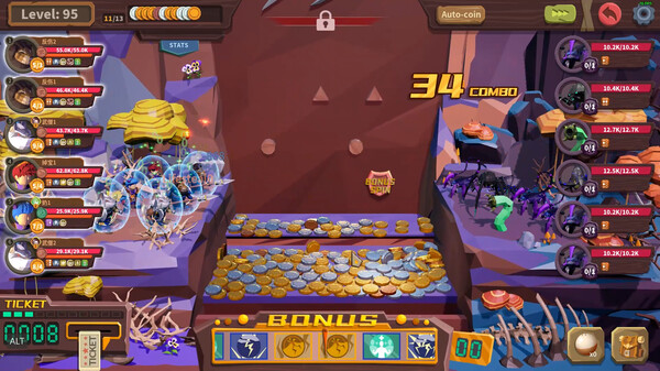 推币勇者 v0.1.5.000（Coin Push RPG）免安装中文版下载(图5)