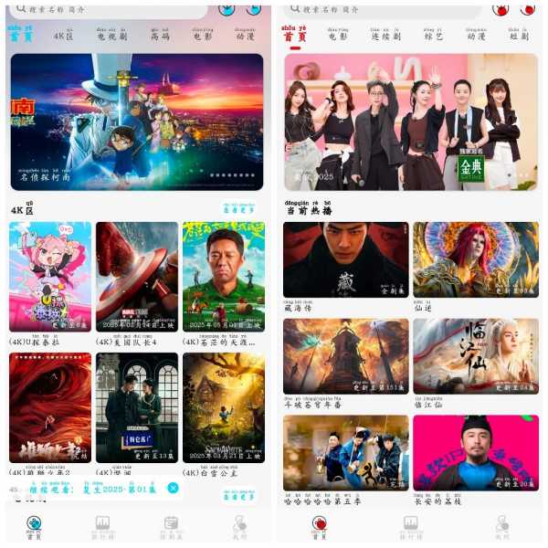 安卓灵虎影视v2.0.1 4K源 海豚视频v2.0.0 110M(图1)
