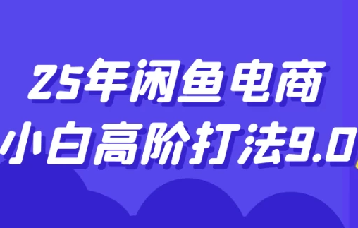 2025年闲鱼电商小白高阶打法9.0(图1)