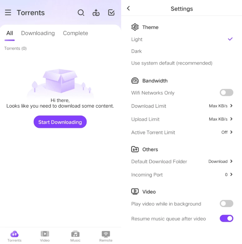 【安卓】BitTorrent Pro 种子磁力链接下载工具 v8.2.42 【大小：49.11MB】(图1)