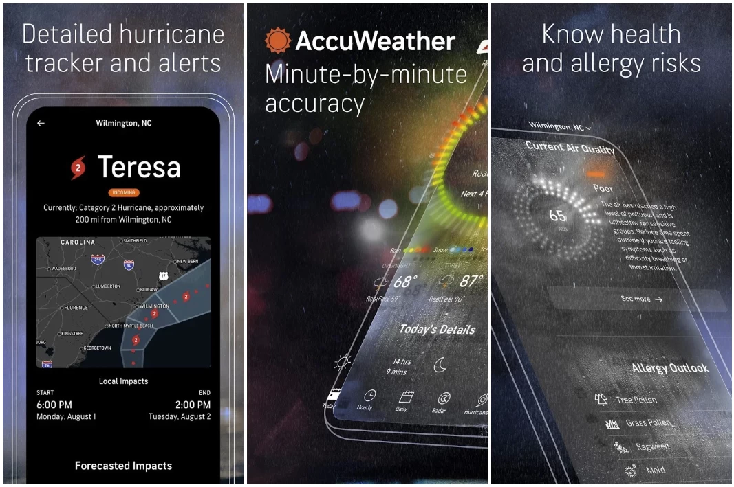 【安卓】AccuWeather 准确天气 v21.1.1-6 高级版 【大小：17.78MB】(图1)
